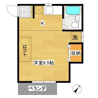 グリックハイム【2階】の間取り
