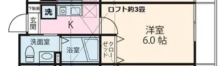 ピースコート登戸【1階】の間取り
