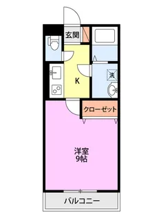 グランツ出来島【1階】の間取り