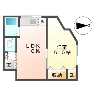 U-BOX岩川【2階】の間取り