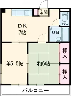 第2エステート寺田【2階】の間取り