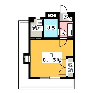 フェリカ宮崎台【4階】の間取り