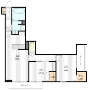 クリザンテーム【2階】の間取り