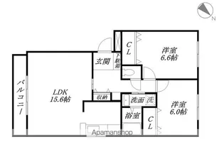 GraceVilla【3階】の間取り