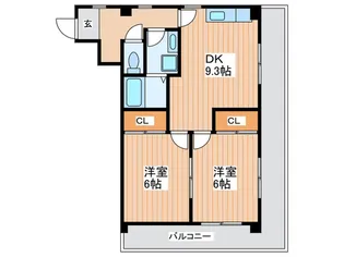 ニューシティー藤田【2階】の間取り