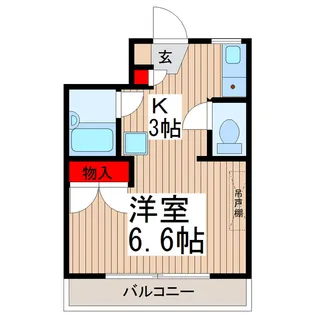 ポプルス志木【5階】の間取り