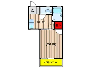サンライズ6【2階】の間取り
