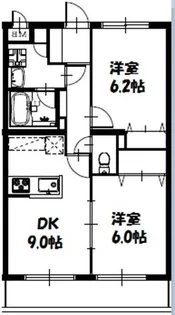 ウイングガーデン東戸塚B館【1階】の間取り