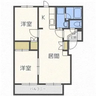 ルミエール29【1階】の間取り