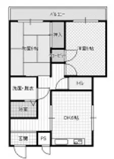 ドミール春日【2階】の間取り