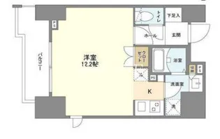 ヒューマンハイム新御徒町【4階】の間取り
