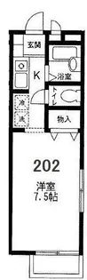 ヒルコート【2階】の間取り