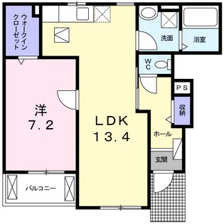 ブリッサ【1階】の間取り