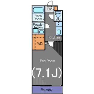 リブリ・ブロッサム武蔵小杉【3階】の間取り