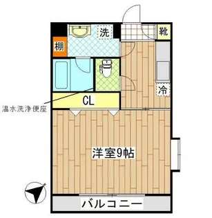サンフィールI【4階】の間取り