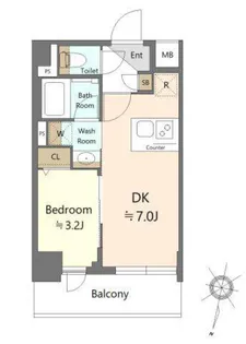 SHOKEN Residence西馬込【3階】の間取り