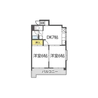 星和ビル【6階】の間取り