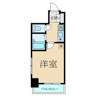 フォルトゥナ日本橋【5階】の間取り