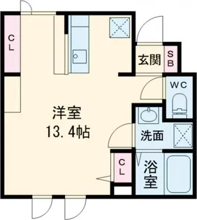 コンフォートイースト【1階】の間取り