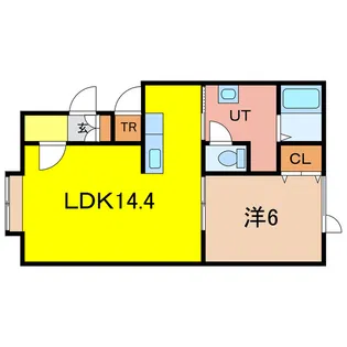 シャルマン【1階】の間取り