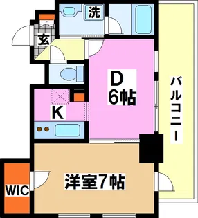 ドゥーエ幡ヶ谷【16階】の間取り