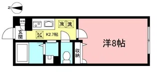 メゾンブランカ【1階】の間取り