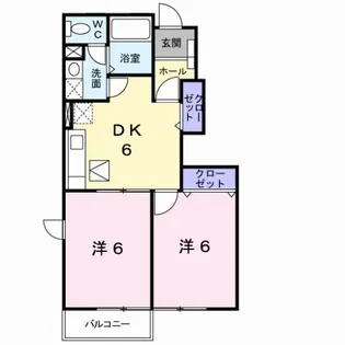 プルネーレA【1階】の間取り