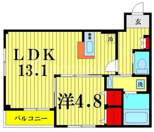 ビューノラメゾン【3階】の間取り