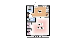 宮城県多賀城市桜木2【アパート】の間取り