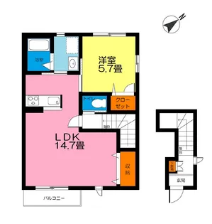 レスポワールの間取り