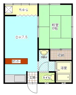 大桑グリーンハイツ【1階】の間取り
