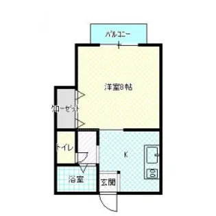 フォーレスト中ノ橋【1階】の間取り