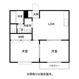 サンシャインOKA【1階】の間取り
