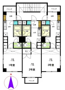 トラスティ米泉【3階】の間取り