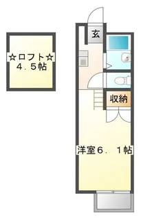 eastern【1階】の間取り