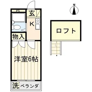 メゾンボワ新川【2階】の間取り