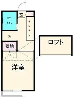浜岡ハイツB【2階】の間取り