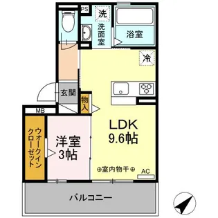 Famille Heimrose(ファミールハイムロゼ)【1階】の間取り