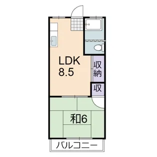 マンション阪本【3階】の間取り