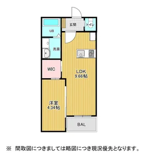 BRAVEBASETBI【1階】の間取り