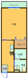 グリーンテラス【2階】の間取り