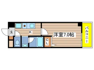 コンドミニオ内田橋の間取り