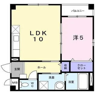 大阪府堺市堺区西湊町6【マンション】の間取り