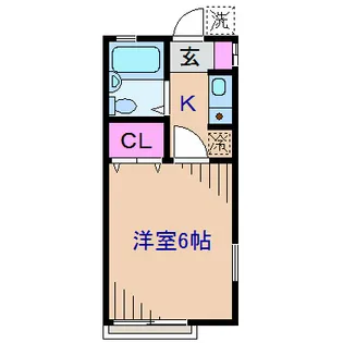 神奈川県横浜市鶴見区上の宮1【アパート】の間取り
