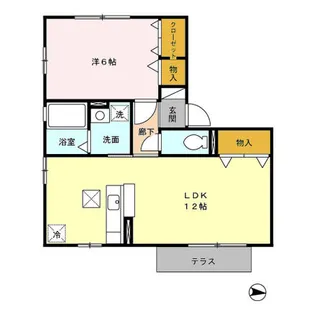 プロミスト・ランド【1階】の間取り