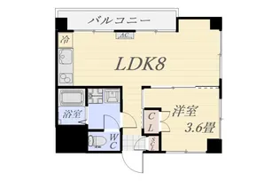 前野ビル【4階】の間取り