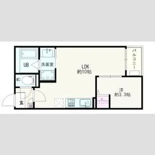 埼玉県坂戸市薬師町【アパート】の間取り