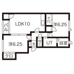 ストリームA棟【2階】の間取り