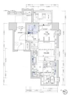 プラウドタワー本町2丁目【4階】の間取り
