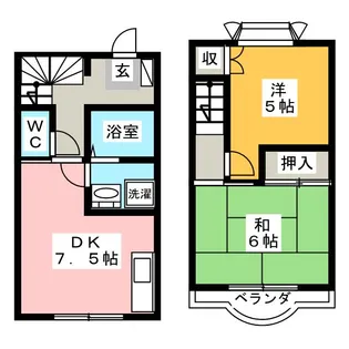 東京都八王子市椚田町【一戸建】の間取り